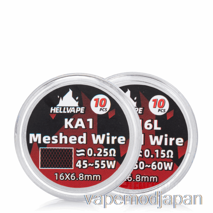 Vape Japan Hellvape デッドラビット M メッシュワイヤー 0.15ohm メッシュワイヤーシート